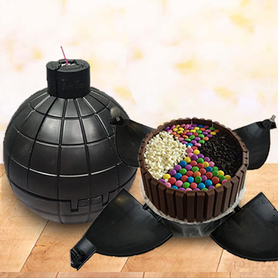 "Bomb Box Surprise Cake - 1kg - code BC04 - Click here to View more details about this Product